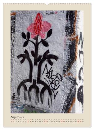 Berlin Love Streetart (Wandkalender 2026 DIN A2 hoch), CALVENDO Monatskalender