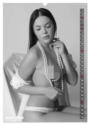 EROTIK FOTOART SEXY GIRLS (Wandkalender 2026 DIN A3 hoch), CALVENDO Monatskalender
