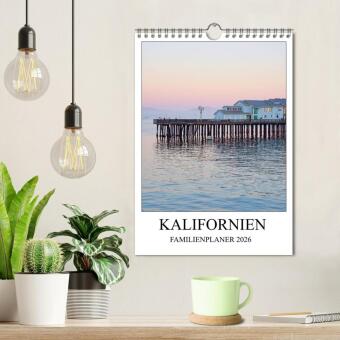 Kalifornien - Familienplaner 2026 (Wandkalender 2026 DIN A4 hoch), CALVENDO Monatskalender