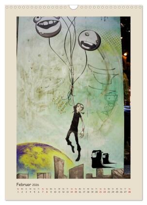 Berlin Love Streetart (Wandkalender 2026 DIN A3 hoch), CALVENDO Monatskalender