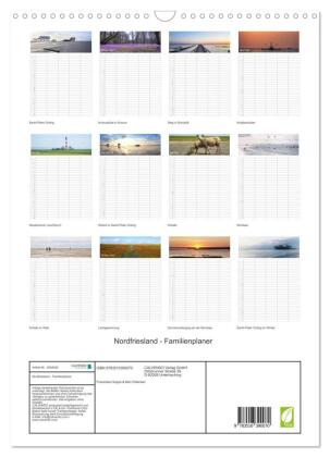 Nordfriesland - Familienplaner (Wandkalender 2026 DIN A3 hoch), CALVENDO Monatskalender