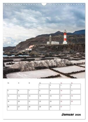 Wanderparadies La Palma (Wandkalender 2026 DIN A3 hoch), CALVENDO Monatskalender