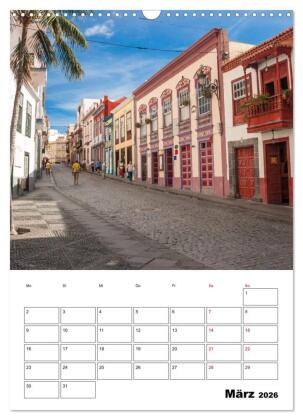 Wanderparadies La Palma (Wandkalender 2026 DIN A3 hoch), CALVENDO Monatskalender