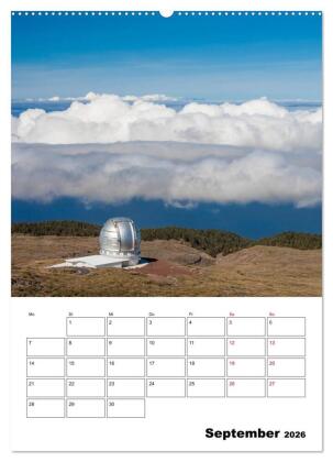 Wanderparadies La Palma (Wandkalender 2026 DIN A2 hoch), CALVENDO Monatskalender