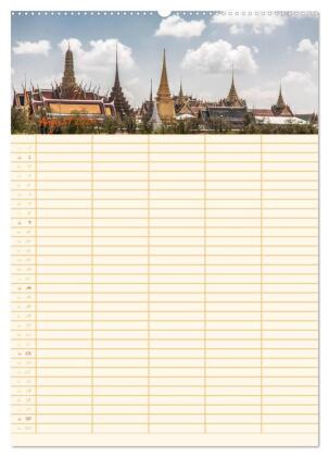 EXOTISCHES SÜDOSTASIEN - Familienplaner 2026 (Wandkalender 2026 DIN A2 hoch), CALVENDO Monatskalender