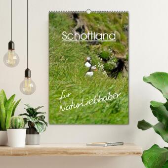 Schottland für Naturliebhaber (Wandkalender 2026 DIN A2 hoch), CALVENDO Monatskalender