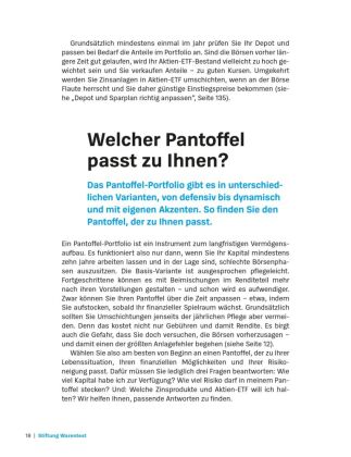 Das Pantoffel-Portfolio