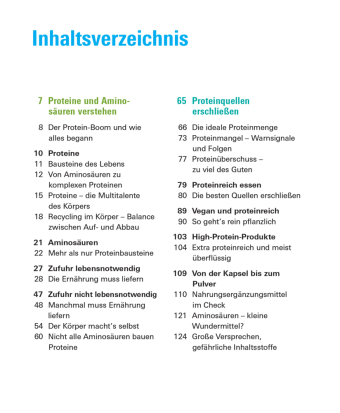 Proteine und Aminosäuren