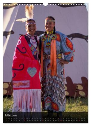 Indianer, Portrait Collection 1 (Wandkalender 2026 DIN A3 hoch), CALVENDO Monatskalender