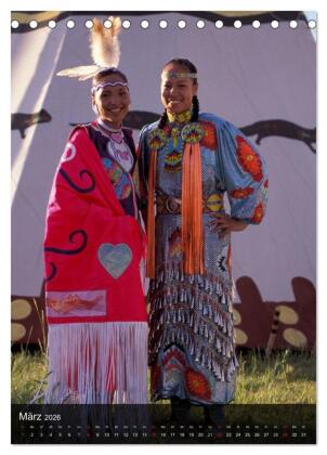 Indianer, Portrait Collection 1 (Tischkalender 2026 DIN A5 hoch), CALVENDO Monatskalender