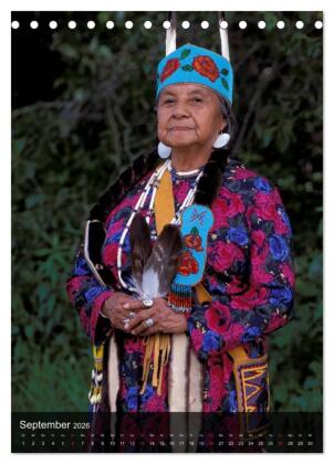 Indianer, Portrait Collection 1 (Tischkalender 2026 DIN A5 hoch), CALVENDO Monatskalender