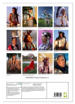 INDIANER Portrait Collection 2 (hochwertiger Premium Wandkalender 2026 DIN A2 hoch), Kunstdruck in Hochglanz