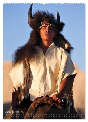 INDIANER Portrait Collection 2 (hochwertiger Premium Wandkalender 2026 DIN A2 hoch), Kunstdruck in Hochglanz