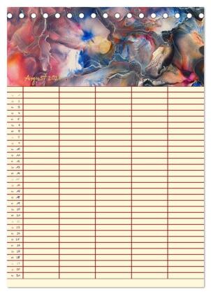 Blütenzauber - Familienplaner 2026 (Tischkalender 2026 DIN A5 hoch), CALVENDO Monatskalender
