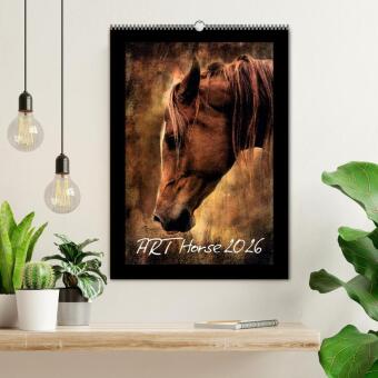 Art Horse 2026 (Wandkalender 2026 DIN A2 hoch), CALVENDO Monatskalender