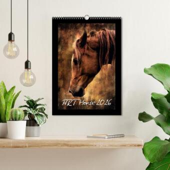 Art Horse 2026 (Wandkalender 2026 DIN A3 hoch), CALVENDO Monatskalender