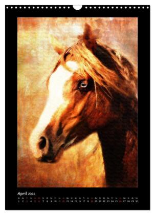 Art Horse 2026 (Wandkalender 2026 DIN A3 hoch), CALVENDO Monatskalender