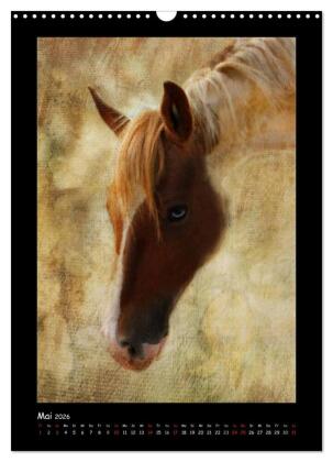 Art Horse 2026 (Wandkalender 2026 DIN A3 hoch), CALVENDO Monatskalender