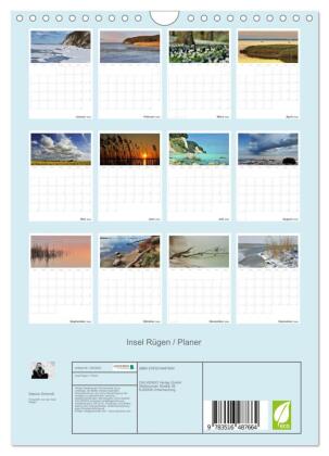Insel Rügen / Planer (Wandkalender 2026 DIN A4 hoch), CALVENDO Monatskalender