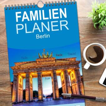 Familienplaner 2026 - Berlin mit 5 Spalten (Wandkalender, 21 x 45 cm) CALVENDO