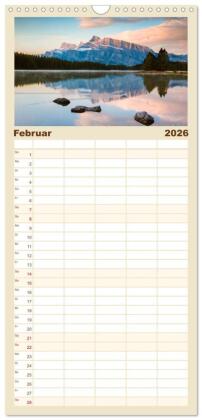 Familienplaner 2026 - Kanada - Abenteuer in den Nationalparks mit 5 Spalten (Wandkalender, 21 x 45 cm) CALVENDO