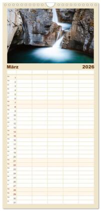 Familienplaner 2026 - Kanada - Abenteuer in den Nationalparks mit 5 Spalten (Wandkalender, 21 x 45 cm) CALVENDO