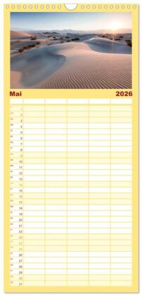 Familienplaner 2026 - USA Südwesten - Atemberaubende Aussichten mit 5 Spalten (Wandkalender, 21 x 45 cm) CALVENDO
