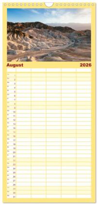 Familienplaner 2026 - USA Südwesten - Atemberaubende Aussichten mit 5 Spalten (Wandkalender, 21 x 45 cm) CALVENDO