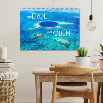 Die Erde von Oben - Earth from above (Wandkalender 2026 DIN A3 quer), CALVENDO Monatskalender
