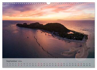 Die Erde von Oben - Earth from above (Wandkalender 2026 DIN A3 quer), CALVENDO Monatskalender