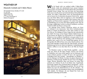 Verborgenes New York - versteckte Bars and Restaurants