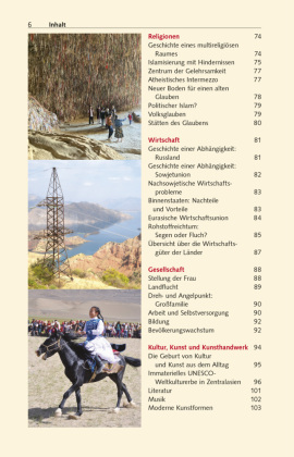 TRESCHER Reiseführer Zentralasien, m. 1 Karte