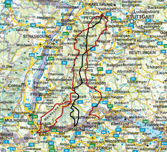ROTHER Wanderführer Fernwanderwege Schwarzwald