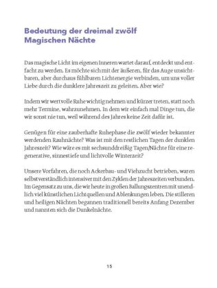 Magische Nächte - Dunkelnächte, Rauhnächte und Lichtnächte