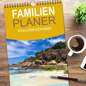 Familienplaner 2026 - Kreuzfahrtpiraten mit 5 Spalten (Wandkalender, 21 x 45 cm) CALVENDO