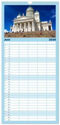 Familienplaner 2026 - Kreuzfahrtpiraten mit 5 Spalten (Wandkalender, 21 x 45 cm) CALVENDO