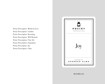 Poetry Prescription: Joy