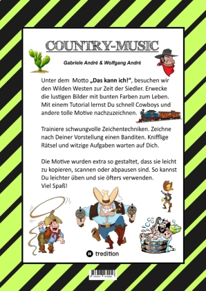CRAFTBOOK - 100 SEITEN WILDER WESTEN - COUNTRY MUSIC - COWBOYS & COWGIRLS - BANDITEN - INDIANER - SALOON - PFERDE - KNIFFLIGE RÄTSEL - AUSGABEN