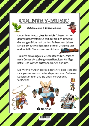 CRAFTBOOK - 100 SEITEN WILDER WESTEN - COUNTRY MUSIC - COWBOYS & COWGIRLS - BANDITEN - INDIANER - SALOON - PFERDE - KNIFFLIGE RÄTSEL - AUSGABEN