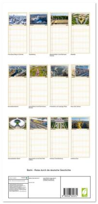 Familienplaner 2026 - Berlin - Reise durch die deutsche Geschichte mit 5 Spalten (Wandkalender, 21 x 45 cm) CALVENDO