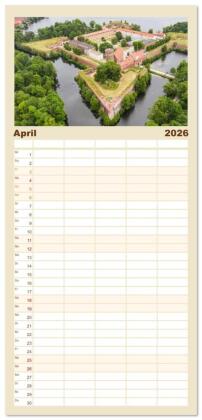 Familienplaner 2026 - Berlin - Reise durch die deutsche Geschichte mit 5 Spalten (Wandkalender, 21 x 45 cm) CALVENDO
