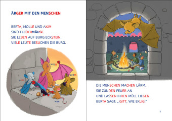 Leselöwen 1. Klasse - Fledermaus im Anflug (Großbuchstabenausgabe)