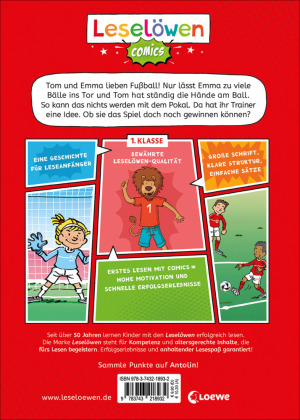 Leselöwen Comics 1. Klasse - Fußball, Tore, große Träume