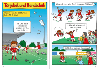 Leselöwen Comics 1. Klasse - Fußball, Tore, große Träume