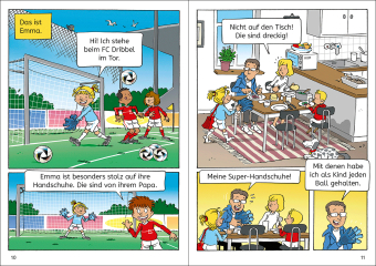 Leselöwen Comics 1. Klasse - Fußball, Tore, große Träume