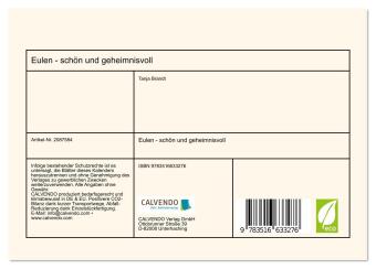 Eulen - schön und geheimnisvoll (Tischkalender 2026 DIN A5 quer), CALVENDO Monatskalender