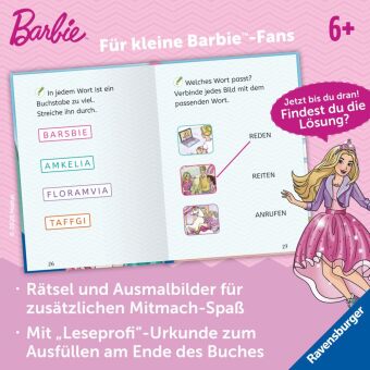 Barbie Princess Adventure: Prinzessin für einen Tag - Erstlesebuch zum Lesenlernen