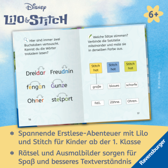 Disney Lilo & Stitch: Auf die Plätze, fertig, Stitch! - Erstlesebuch zum Lesenlernen