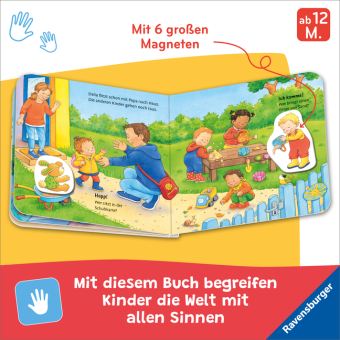 Mein erstes Magnetbuch - Was machen wir in der Kita? 