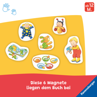 Mein erstes Magnetbuch - Was machen wir in der Kita? 